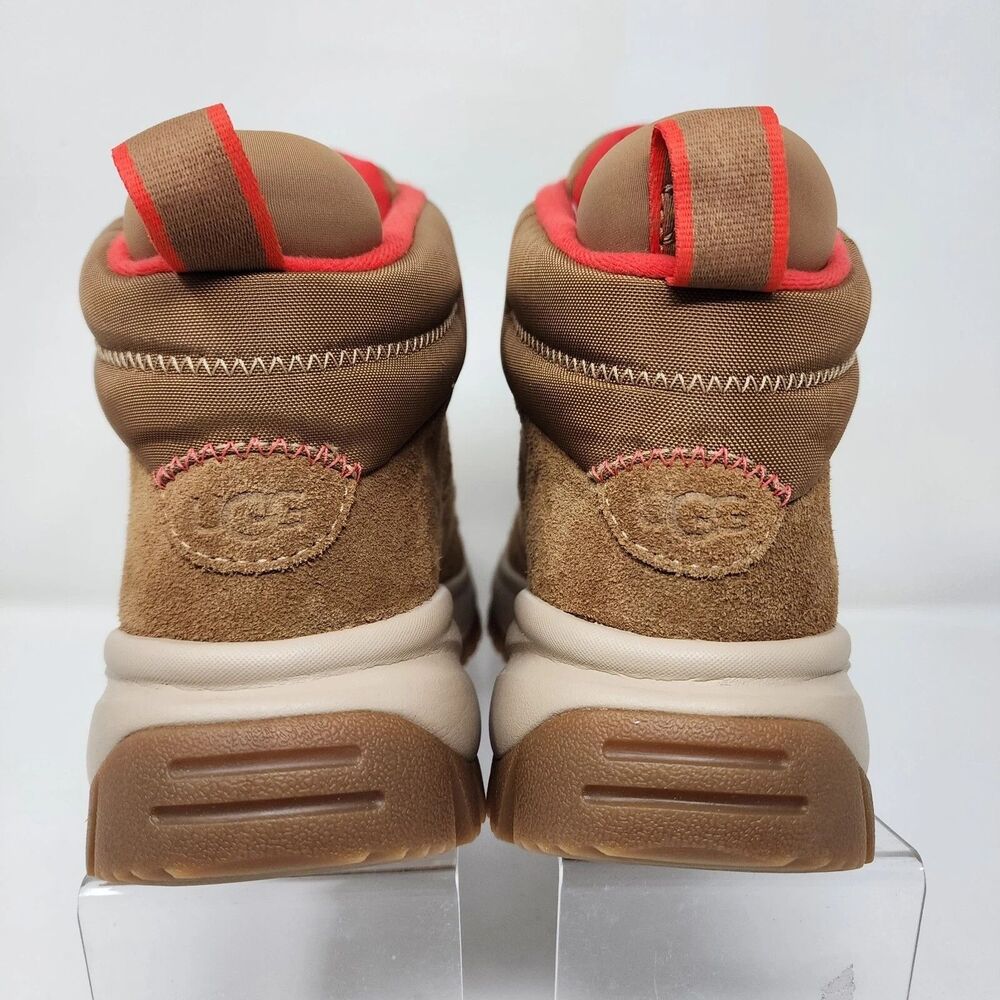 UGG Snow Boots Womens Size 7 Brown Waterproof Suede Ankle Zip Winter Shoes - Picture 7 of 9